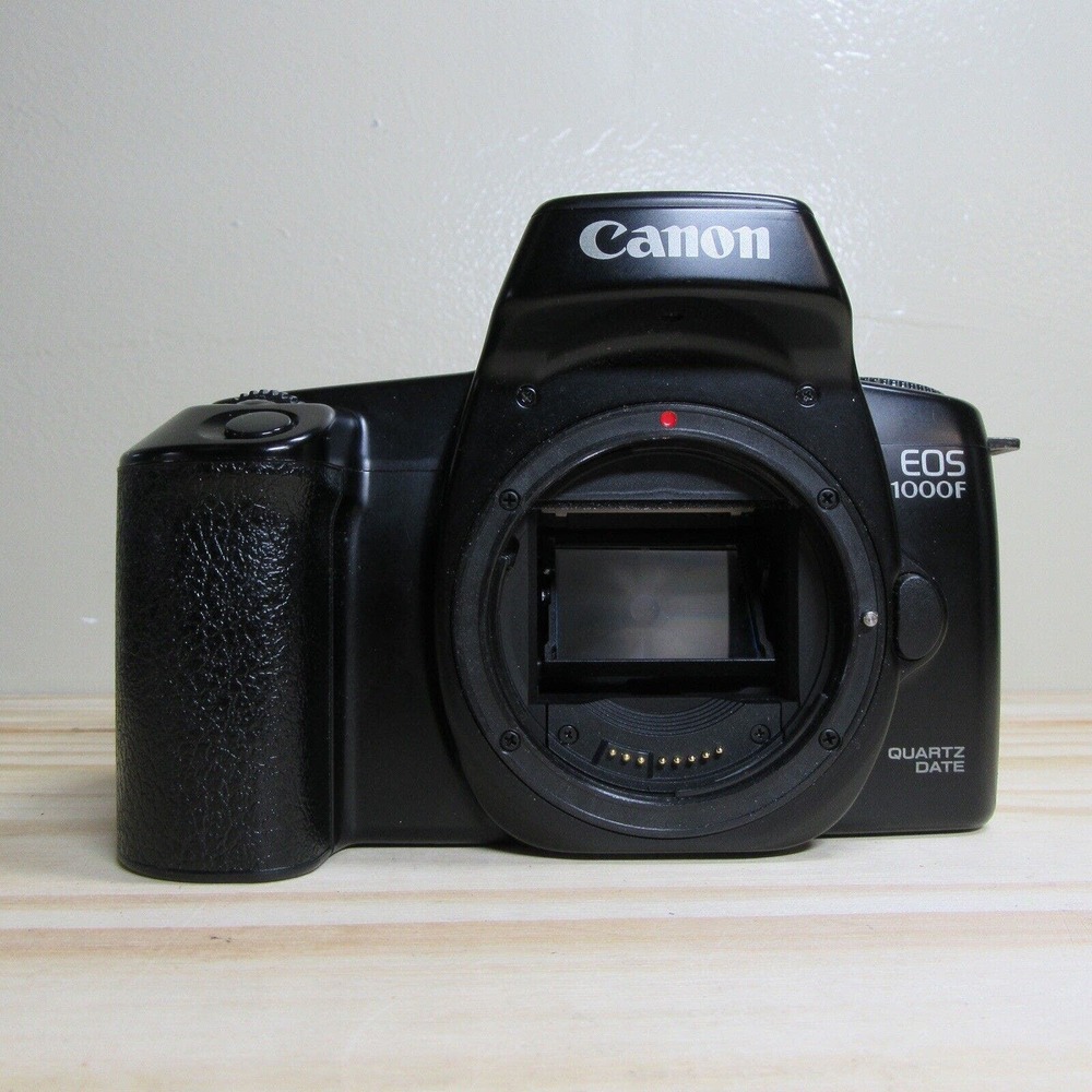 Canon EOS 1000F Quartz Date 35mm film SLR Camera‎ Untested Body is clean
